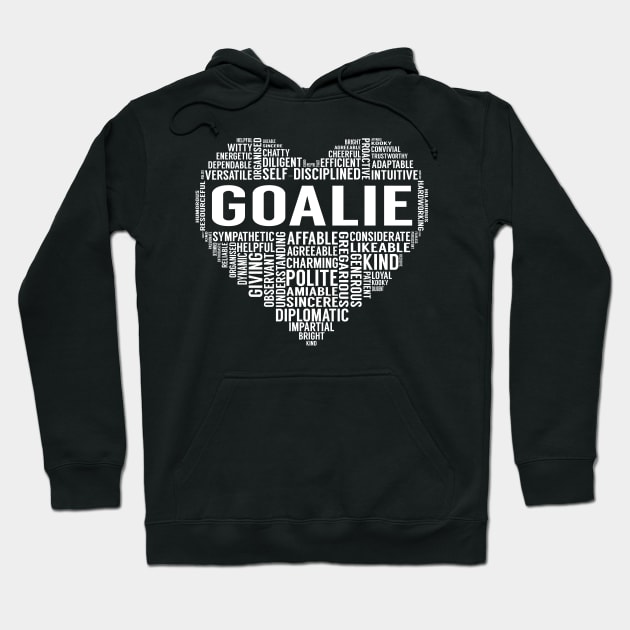 Goalie Heart Hoodie by LotusTee